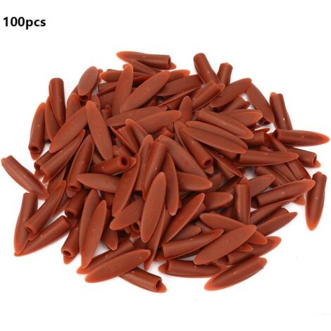 100 pcs bouchons en bois, bouchons de 9.5 mm pour accessoires de l'outil de travail du bois de gabarit de trou de poche, prise de gabarit de trou de poche(Rouge)-Fei Yu (1/3)