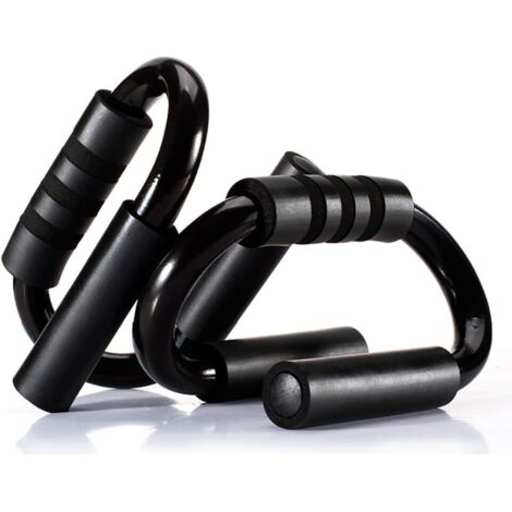 S Forme 1 Paire Poignées De Pompe Push Up Bars Support De Barre De Poitrine pour Hommes Et Femmes Gym Exercice Entraînement Fitness Poitrine Bras épaule-Fei Yu (1/5)