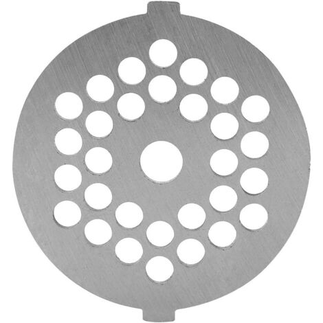 Disque à Trous Couteau à Viande Hachoir à disques en Acier Inoxydable Couteau à Hachoir à Viande avec Trous de 5 / 7mm Pièce de Rechange Professionnelle pour hachoirs à Viande(5mm)-Fei Yu (1/4)