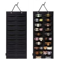 Organisateur de pinces à cheveux suspendues Sac de rangement d'accessoires pour cheveux pour bijoux Accessoires pour cheveux