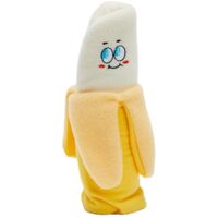 Jouets à mâcher en peluche pour chien distribuant du snuffle pour chiots, peluche douce à la banane pour la dentition