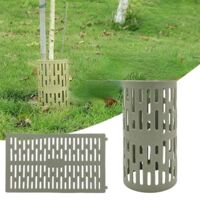 Housse de protection en plastique résistante aux intempéries pour troncs d'arbres