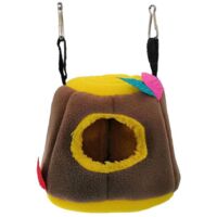 Nid chaud pour perroquet, hamac suspendu, cachette en peluche, lit pour lapin et furet