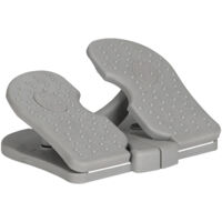 Steppers pour l'exercice, Mini Stepper Pliable Foot Peddle Under Desk Exercise Step Physiothérapie Leg Exerciser Mini Fitness Stepper(gris)