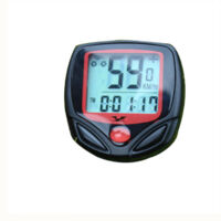 1 pcs Étanche Filaire Numérique Vélo Compteur De Vitesse Odomètre Vélo Vélo Compteur De Vitesse Code Table Vélo