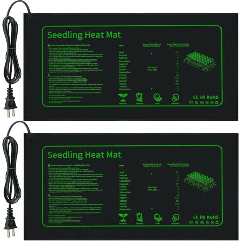 Pack 2 Mantas Térmicas Germinación – Alfombra Calefactora Plantas