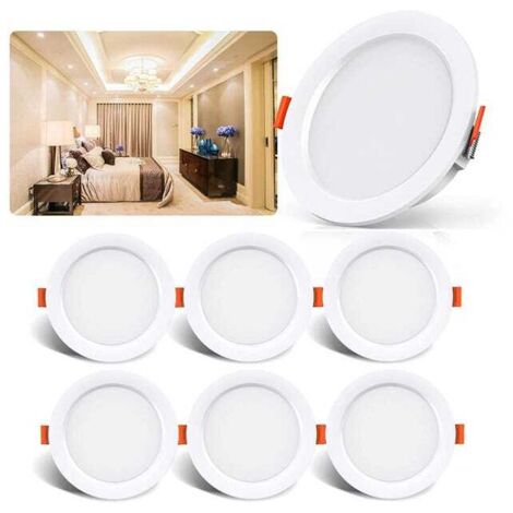 Pack 6 Focos LED Empotrables 5W – Iluminación Techo 4000K