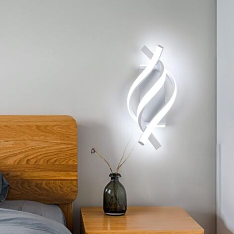 Aplique LED Espiral Blanco – Lámpara Moderna Interior Decorativa (1/5)