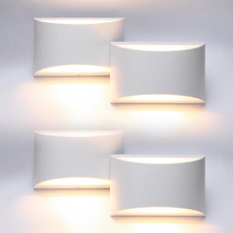 Pack 4 Apliques LED 7W – Luz Bidireccional 3000K (1/5)