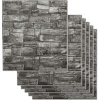Pack 10 Paneles Adhesivos 3D Ladrillo 35x38 cm – Revestimiento Pared Impermeable