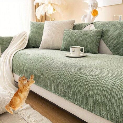 Couch Covers for Sofa, Non-Slip Sofa Cover, Anti-Scratch Couch Cosy Couch Cover, Dog Mat, Pet Pad for Furniture Bed Sofa Protector, Green