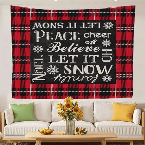 College Tapestry Printed Tapestry For Bedroom Aesthetic Wall Hanging for Living Room Divider Door Curtain (1/5)
