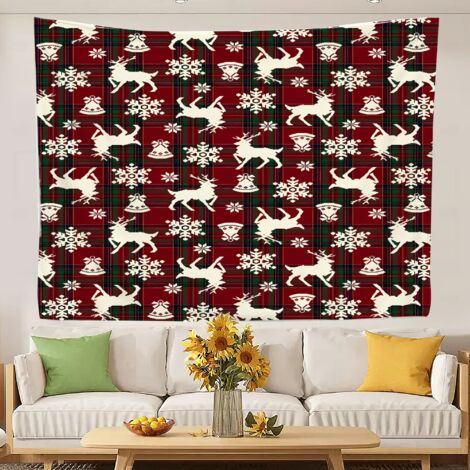 fabric art wall decor Bohemian Tapestry Wall Hanging Wall Hanging for Living Room Divider Door Curtain (1/5)