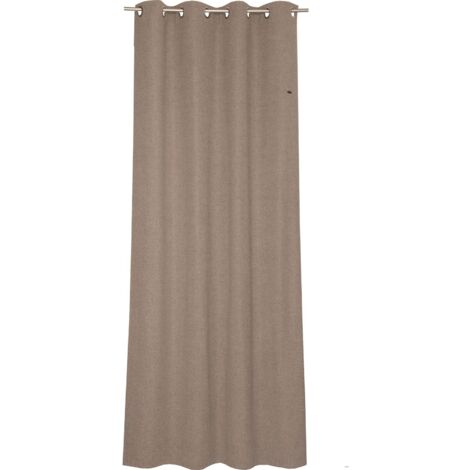ESPRIT Cortina opaca con ojales HARP - Set de 2 140x250 cm, Beige (1/2)