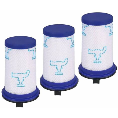 Lot de 3 Filtre de remplacement pour Rowenta Air Force 360 / X-Pert Essential 260 Aspirateur sans fil (1/5)