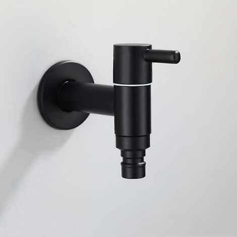 Robinet extérieur en acier inoxydable 304 mate – Bibcock anti-goutte avec valve céramique – Installation facile pour systèmes de plomberie standard – Lts Fafa (1/3)