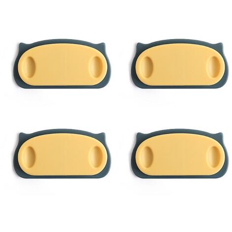 4 Pcs Hanging Headphone Wire Clips Wrap Cord Winder Data Line Organizer Accueil (1/5)