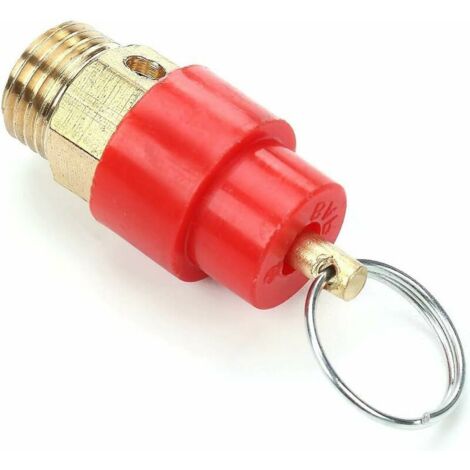 Soupape de sécurité du compresseur d'air 1/4 120PSI, soupape de sécurité du compresseur d'air en laiton