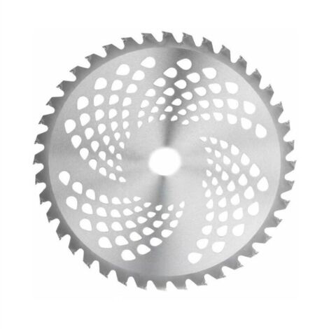 Lame de Débroussailleuse Lames de Scie à Bois de 40 dents 1'' Diamètre de l'alésage 10'' Lames à Pointe en Carbure  1,5x255x25,4mm (1/2)