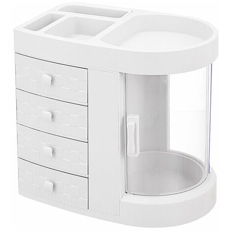 Maquillage Organisateur Boîte, Plastique Maquillage Tiroirs Organisateur Boîte Bijoux Boîte De Rangement Cosmétique Organisateur Boîte pour Chambre Salle De Bains Bureau (1/6)