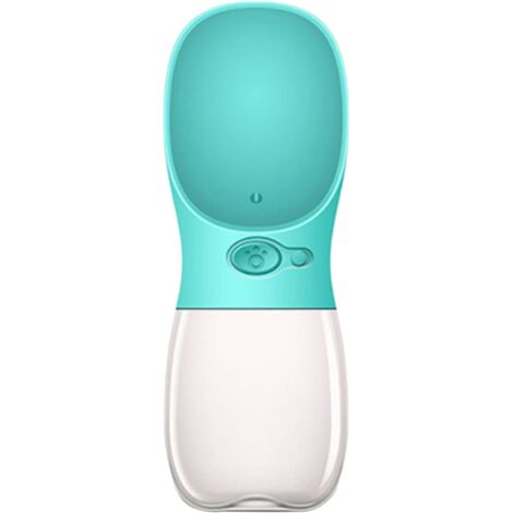 Bouteille d'eau pour chien de voyage Bol à boire portable pour animal de compagnie (350 ml, bleu) (1/4)