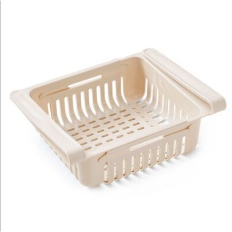 Support de réfrigérateur Conteneur de stockage en plastique Réfrigérateur amovible(Kaki) (1/3)