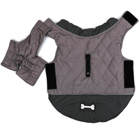 Vêtements d'automne et d'hiver pour chiens, vêtements d'extérieur épais et imperméables pour chiens(S) (1/5)
