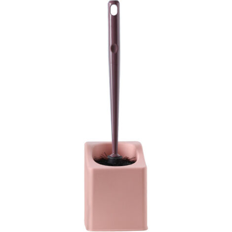 Brosse WC vidable avec siège(rose) (1/5)