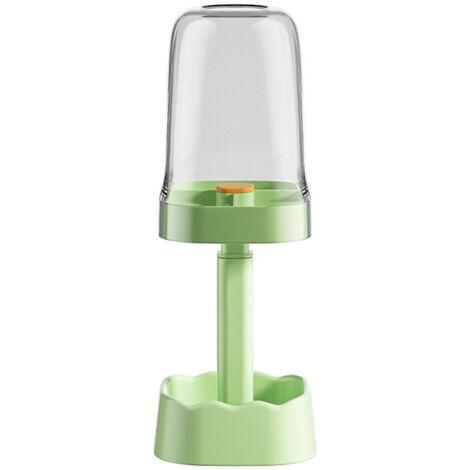 Porte-dentifrice pour brosse à dents avec organisateur dentaire décoratif à 3 fentes(vert) (1/5)