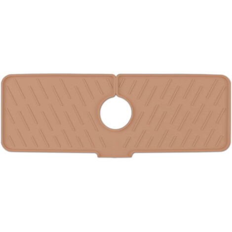 Tapis De Robinet,Tapis Pour Robinet De Cuisine,Tapis Absorbant Pour Robinet,Tampon De Vidange D'éVier,Tampon De Vidange De Qualité Alimentaire (café) (1/5)