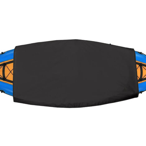 Housse de Cockpit de Kayak extérieure résistante aux éclaboussures, housse de Kayak scellée à lacets(6029inch) (1/4)