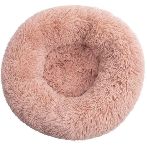 Lit pour Chat, Coussin Moelleux, Doux Lavable pour Chiens Chats (Rose chair, 40 cm), Ensoleillé