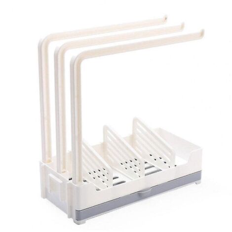 Stockage d’éponges durable Forte capacité portante Cintre serviette Accessoires de cuisine (1/3)