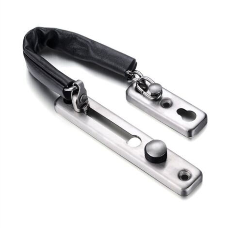 Serrure de porte de sécurité en acier inoxydable de porte 2 verrouillage en acier inoxydable verrouillage avec vis pour tous types de porte interne (1/5)
