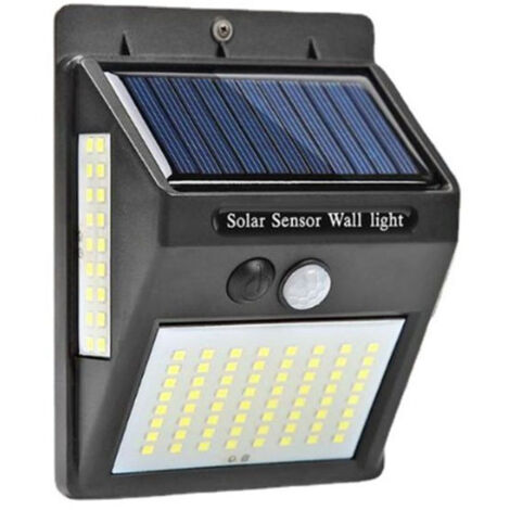 Applique Solaire 100Led, Etanche Ip65, Lampe A Detecteur D'Economie D'Energie (1/5)