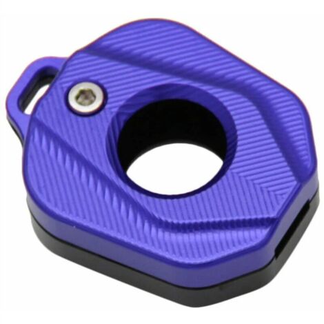 Accessoires de modification de la tête de clé coque de couverture de clé, adaptée pour HONDA CBR250R CBR300R CBR500R (couvercle bleu inférieur noir) (1/5)
