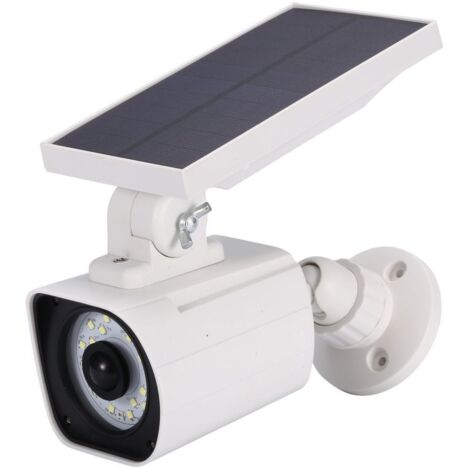 Lampe solaire Applique Murale Simulation Surveillance Fausse Caméra Corps Humain Induction Lampe de-Ensoleillé (1/3)