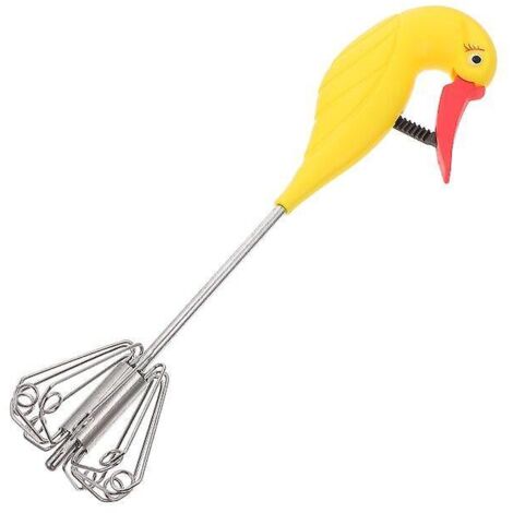 1Pc Egg Beater Egg Whisk Cuisine Poignée Egg Cream Cuisine Outil de mélange (1/4)