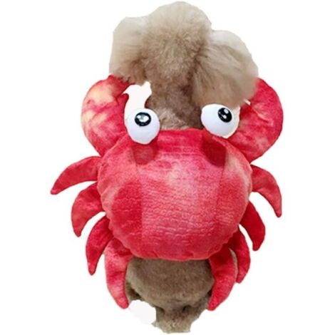 Chien crabe Costume mignon animal de compagnie vacances Halloween Cosplay vêtements Costume à deux pattes pour petits chiens moyens (1/5)