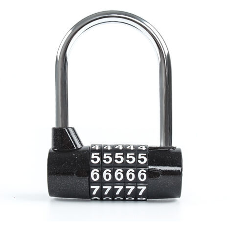 Cadenas à combinaison, cadenas à mot de passe, cadenas à combinaison étanche et antirouille, adapté aux maisons, écoles, entreprises, casiers et autres lieux (cadenas numérique) (1/5)
