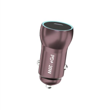 Chargeur pour électroportatif Chargeur de voiture Type-C Chargeur de voiture PD Chargeur de voiture pour téléphone portable (Marron) (1/3)