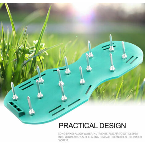 Aerateur de Pelouse Chaussure à Gazon Jardinage Chaussures Aérateur