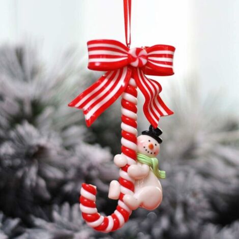 Autre décoration pour Noël-Bonbons de Noël Bonhomme de neige Menthe poivrée Décorations d'arbre Décorations de Noël Fournitures de Noël (1/5)