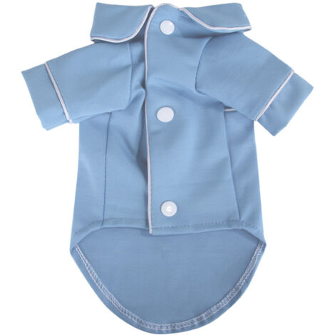 Chien Pet Pyjamas Accueil Teacup Chien Petit Chien Teddy Vêtements Chat Vêtements(bleu S) (1/5)