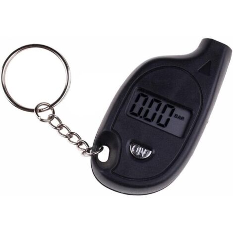 Mini porte-clés LCD numérique voiture pression des pneus moto Test voiture pneu testeur de pneu outil voiture (1/5)