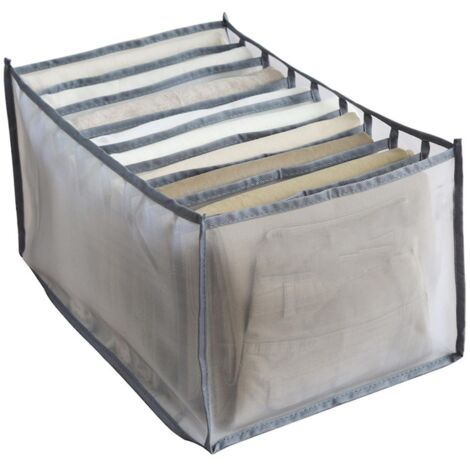 Armoire pliable Vêtements Tiroir Organisateur Polyvalent Grande Capacité Compartiment Rangement (1/4)