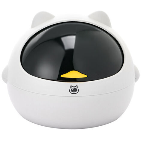 Mini poubelle de bureau avec couvercle seau sanitaire pelle à graines de melon poubelle de voiture (1/5)