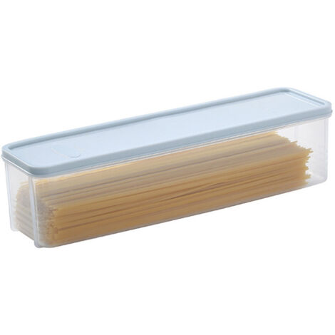 boîte à spaghetti rectangulaire scellée pour pâtes Rangement réfrigérateur Bleu (1/3)