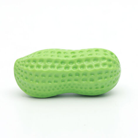 Jouets de meulage pour chien Pet Sound Milk Fragrance Toy Cacahuète TPR Résistant aux morsures Simulation Cacahuète(vert) (1/5)