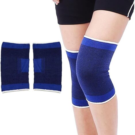 2 Pcs Genouillère Élastique Prévention De L'arthrite Blessure Brace (1/5)